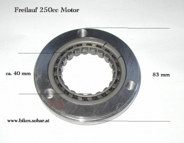 Freilauf 250cc Motor