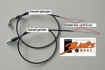 Gasseil Cross Bike gebogen