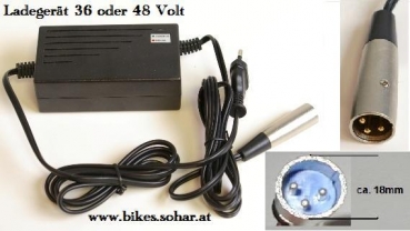 Ladegerät 36 Volt  48 Volt