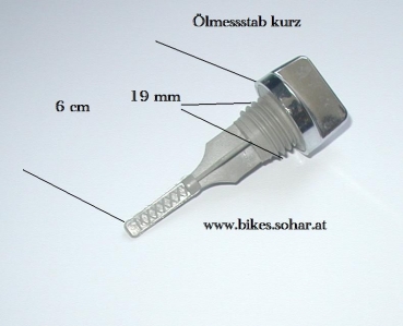 Ölmesstab 6 cm