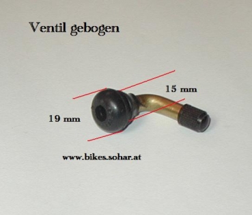 Ventil gebogen 15mm