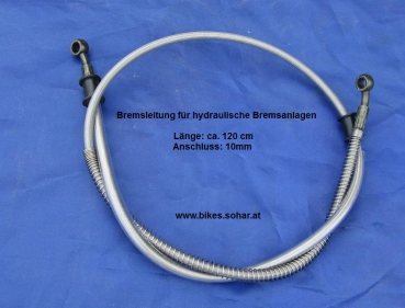 Bremsleitung Stahlflex hydraulisch Cross Bike