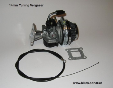 Vergaser Tuning Set 14mm für 49cc Bike